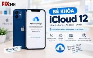 Bẻ khóa iCloud 12 giá rẻ tại TPHCM