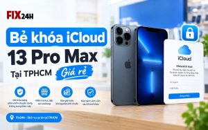 Bẻ khóa iCloud 13 Pro Max tại TPHCM giá tốt