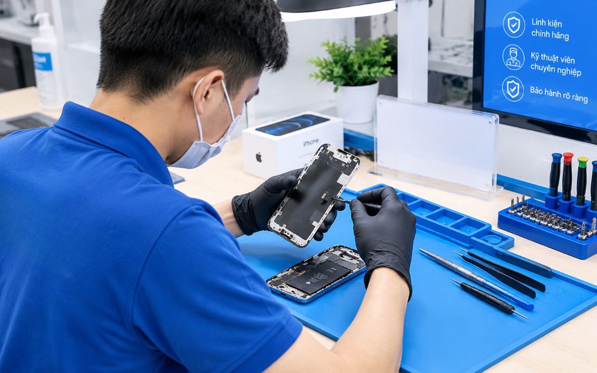 Thay màn hình iPhone 12 Pro