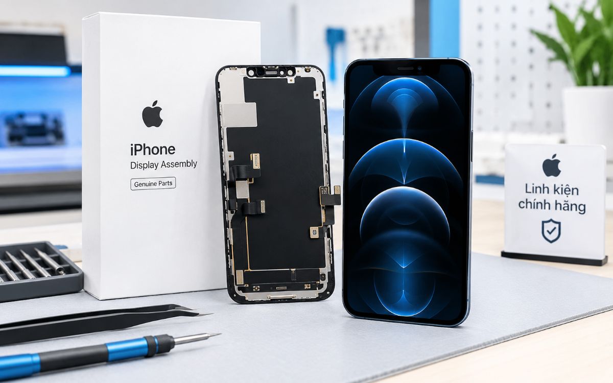 Thay màn hình iPhone 12 Pro chính hãng
