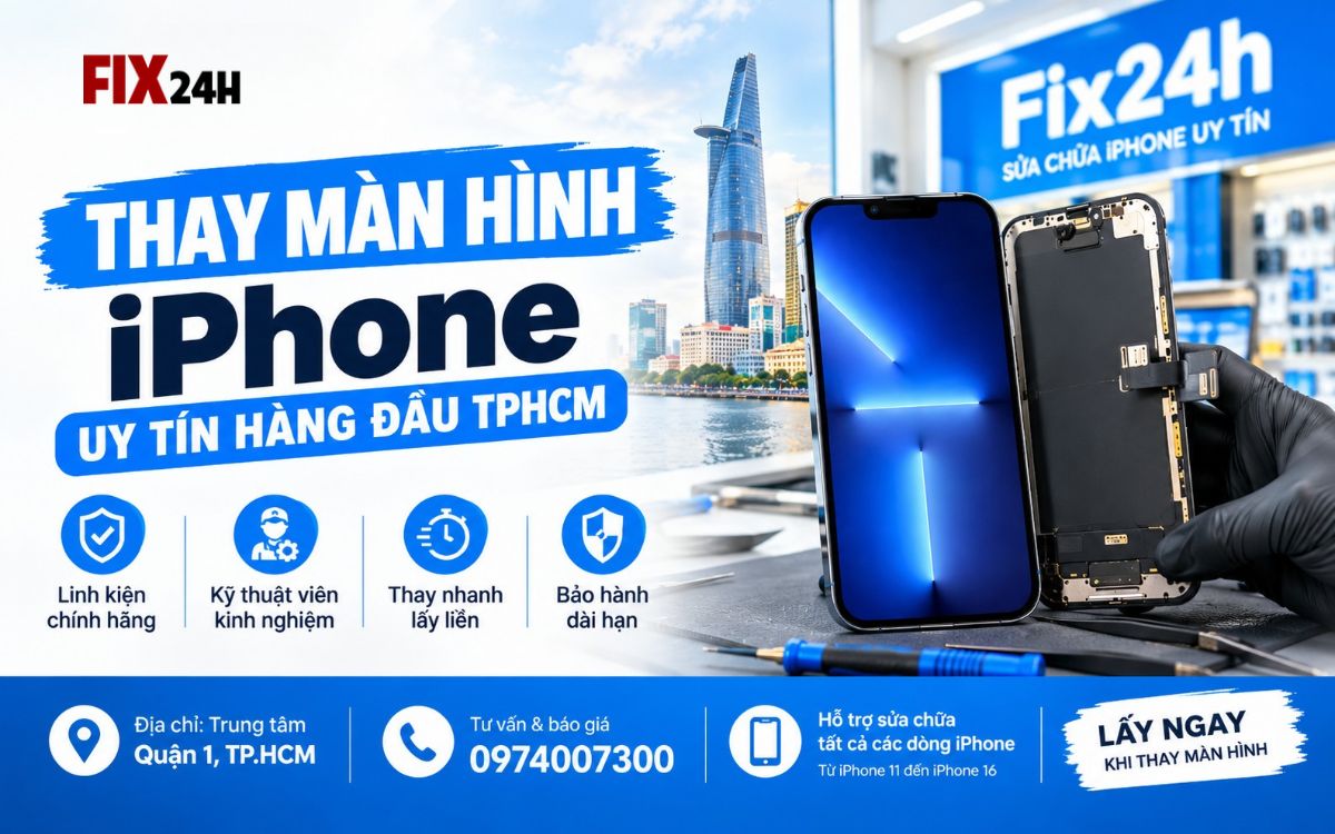 Thay màn hình iPhone 13 Pro Max
