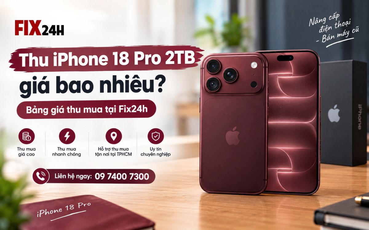 Thu iPhone 18 Pro 2TB giá bao nhiêu?